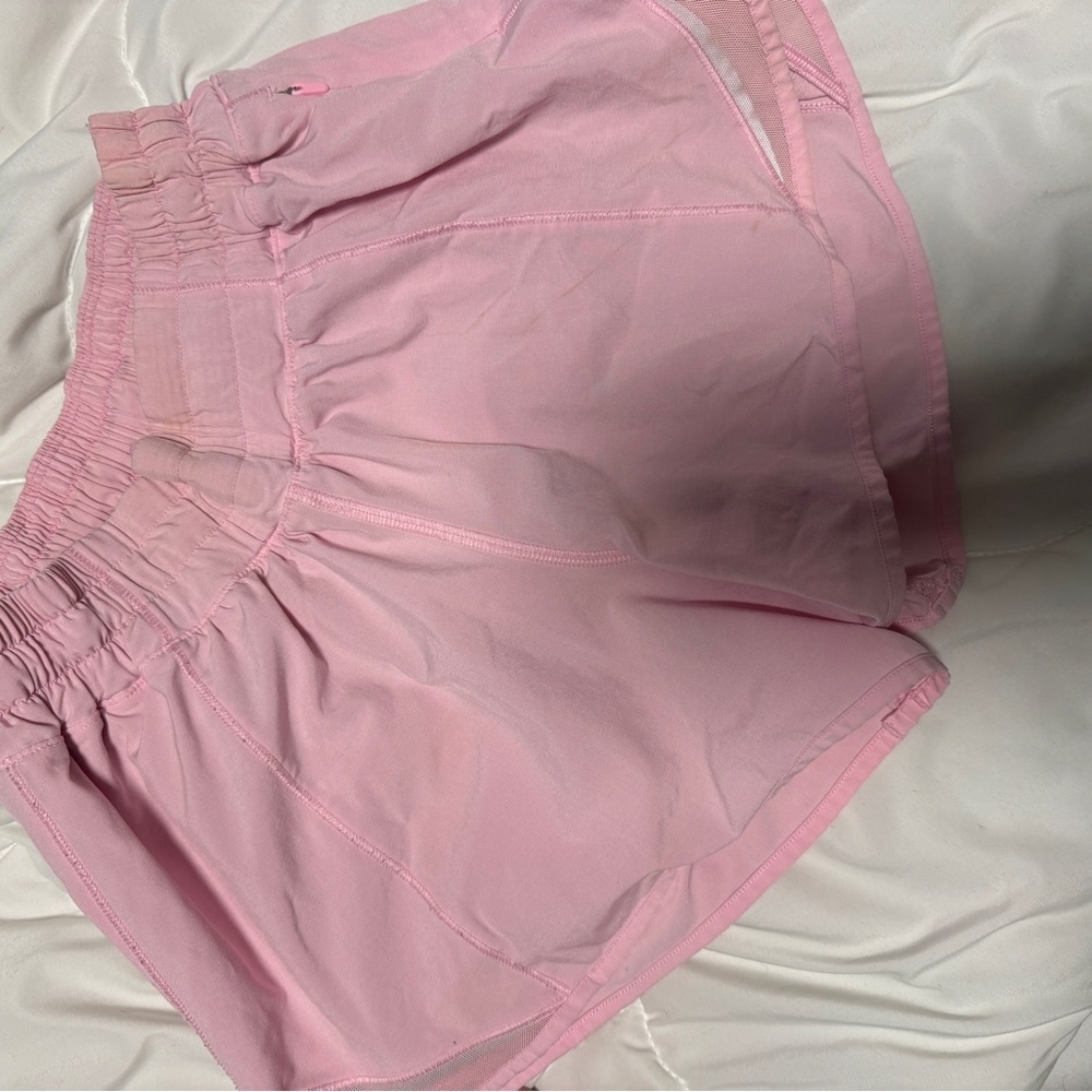 Lululemon Pink hotty hot shorts size 4